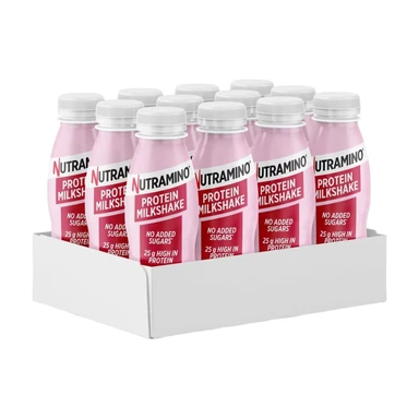 Nutramino Nutra-GO Shake-drank Aardbei 12 x 330 ml