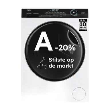 Haier wasmachine HW80-B14959EU1 i-Pro 5 (8 kg, 1400 tpm, Direct motion-motor, ABT, wifi en Bluetooth)