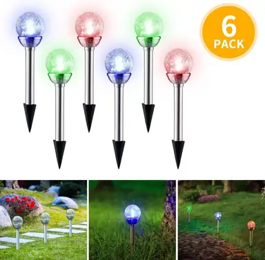 Aigostar SolBright G80 - Solar Tuinlamp - RGB, IP44, CE-gecertificeerd, Ni-MH