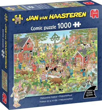 Jan Van Haasteren Midsummer Festival Puzzel - 1000 stuks, JUM0029