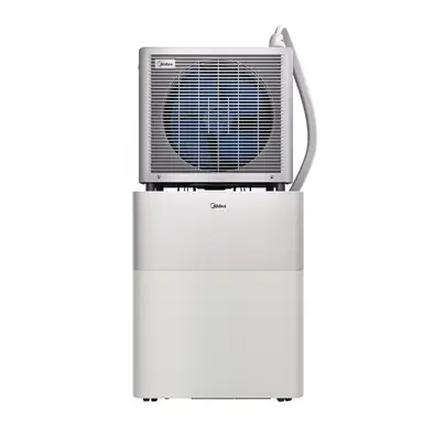 [€879 mit kostenlosem Versand] Midea PortaSplit-E 12K, tragbarer Mini-Split-Klimakühler, Moonlightgrau, 12.000 BTU, Energieeffizienzklasse A++, Heiz- & Kühlfunktionen, 45 kg, für Räume bis 105 m³, 39 dB(A)