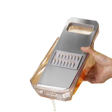 J.ZAO Vegetable Chopper (6 Blades + Hand Guard)