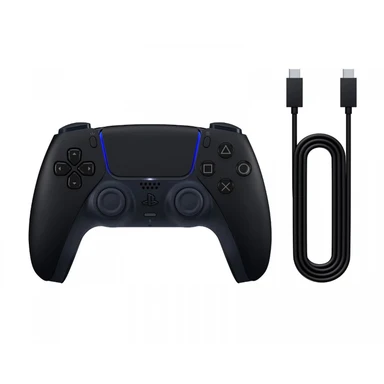 Sony PlayStation Manette sans fil DualSense + Câble USB pour PC - Midnight Black