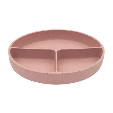Kikka Boo Plate with Suction Cup Platinum Silicone Blush