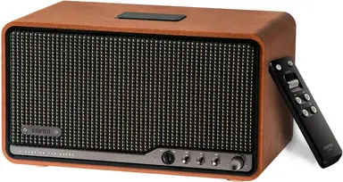 Edifier S300 Hi-Fi Wireless Multi-Room Tabletop Speaker-Brown