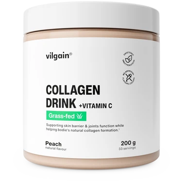 Vilgain Collagen Beauty Support Drink + Vitamin C Peach Flavour - 200g