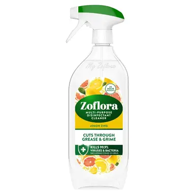 Zoflora MultiPurpose Disinfectant Cleaner Lemon Zing, 800ml