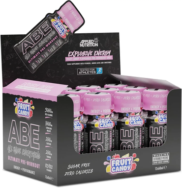 Applied Nutrition ABE Energy Shot Fruit Candy Flavour Multipack - 12 x 60 ml