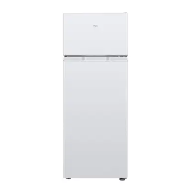 TCL RF207TWE1 Réfrigérateur-congélateur compact, fonction refroidissement et congélation rapide, clayettes et pieds réglables, classe énergétique E - 207 L