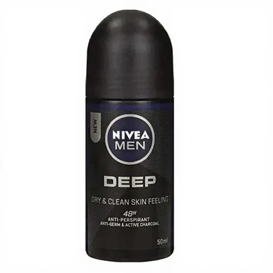 NIVEA deodorant roll-on heren - deep 50 ml