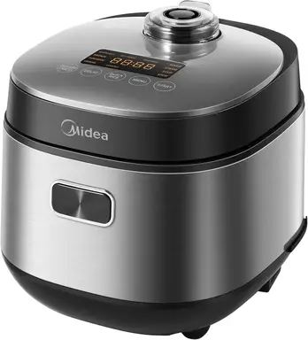 Cuiseur à riz Midea avec 9 fonctions, 2 L, 4 tasses, pour 1 à 3 personnes, technologie de chauffage avancée, cuisson rapide du riz en 30 min, revêtement antiadhésif, maintien au chaud 24 h et minuterie - RÉCUPÉRATEUR DE VAPEUR, PETIT CUISEUR À RIZ