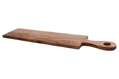 Maison by Premier Kora Rectangular Padle Serving Board in Olive Wood