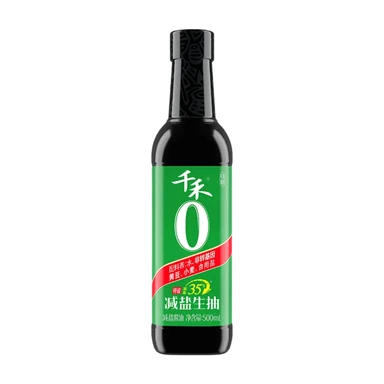 Qianhe 35% Reduced Salt Light Soy Sauce 500ml