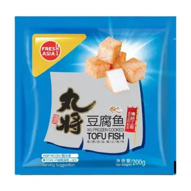 Freshasia Tofu de poisson pré-cuit surgelé - 200 g