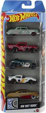 Hot Wheels 5 auto cadeaupakket - 1:64 schaal, 5 auto's