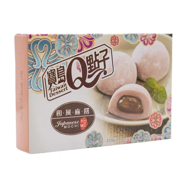 Q-Brand Mochi japonais saveur taro 210g