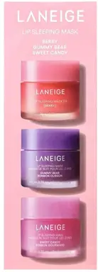兰芝(Laneige)唇部睡眠面膜三件套(莓果+小熊软糖+甜蜜糖果) 20g*3