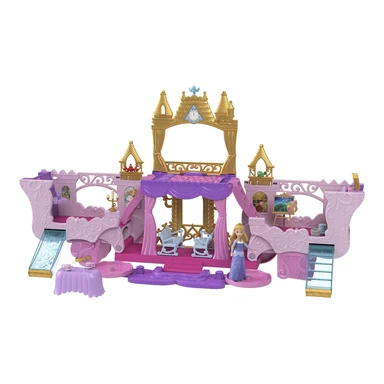 Disney Princess speelset koets naar kasteel - inclusief Aurora pop, meerkleurig