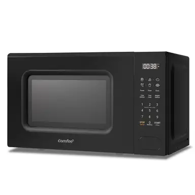 Comfee' CM-E202CC(BK) digitale magnetron, 700 W, 20 liter, 6 vooraf ingestelde menu's, Express Cook, 11 vermogensniveaus, ontdooifunctie, geheugenfunctie - Zwart