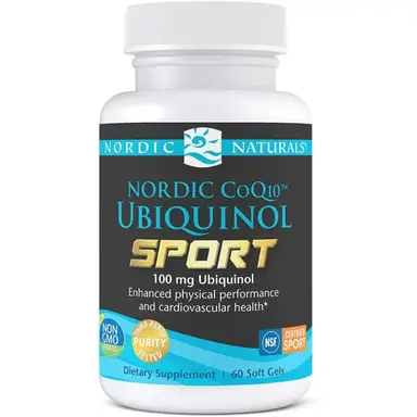 Nordic Naturals Ubiquinol CoQ10 Sport Heart Support 100mg Softgels - 60 Softgels