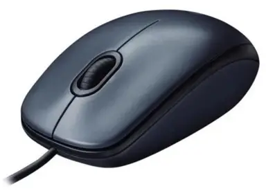 Logitech M100 optische bedrade muis, zwart