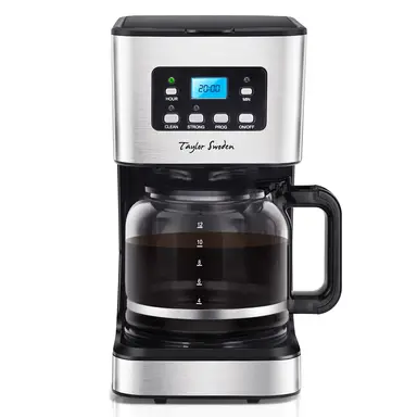Taylor Swoden Americano Maschine, amerikanische halbautomatische 950W 1,5L Schwarz VDE