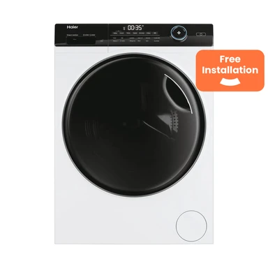 Haier HW80-B14959TU1UK I-Pro Series 5 Washing Machine 8kg 1400rpm - White - A Rated