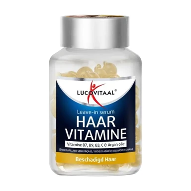 Lucovitaal haartonicum voor beschadigd haar - leave-in (geel)