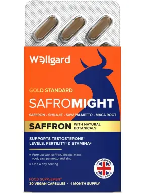 Wellgard Safromight for Men - 30 Vegan Capsules