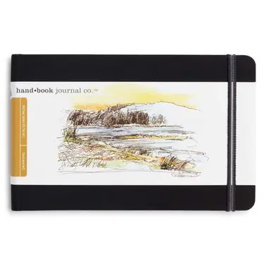 Speedball Drawing Journal 140GSM 5.5 x 8.25 Landscape Ivory Black