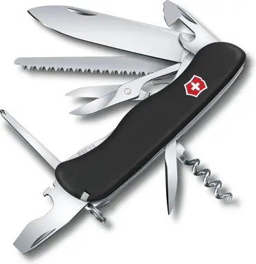 Victorinox Outrider Zakmes - Zwart, 11,1 cm