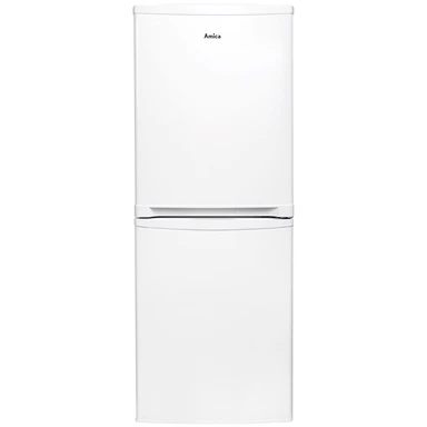 Amica FK1964 50cm Slim Fridge Freezer – White | 130cm High | E Energy Rated | 50/50 Split | Reversible Door (FK1964/1)