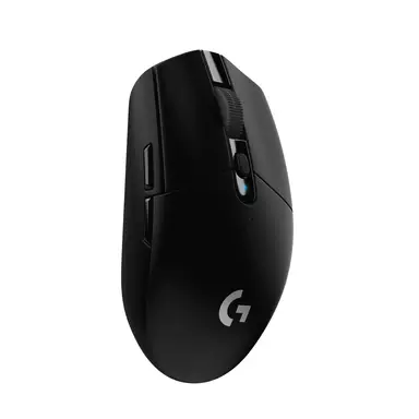 Logitech G305 LIGHTSPEED kabellose Gaming-Maus, HERO 12000 DPI Sensor, 6 programmierbare Tasten, 250 Stunden Akkulaufzeit, anpassbare Spielprofile, leicht, für PC / Mac, Schwarz – Deutsche Verpackung
