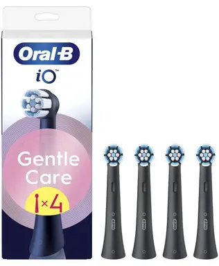 Oral-B iO Gentle Care - Opzetborstels - Voordeelverpakking 4 stuks - 100% gezonder tandvlees in 1 week