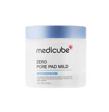Medicube Zero Pore milde pads 70 stuks (inclusief clips)