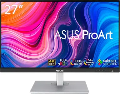 ASUS ProArt PA279CV 27" IPS 4K Ultra HD 5ms Height Adjustable Built in Speakers Monitor