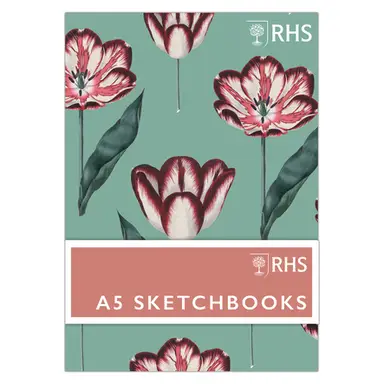 RHS Tulips A5 Sketchbooks, Pack of 3