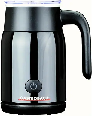 GASTROBACK Latte Magic Milk Frother, 500W, Black - 62326