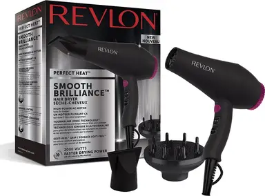 Revlon RVDR5251 haardroger - 1875 W vermogen - 3 warmte- en 2 snelheidsinstellingen - concentrator mondstuk inbegrepen