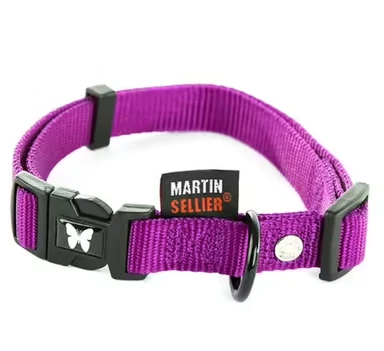 MARTIN SELLIER Halsband Nylon Paars 40-55x2 cm