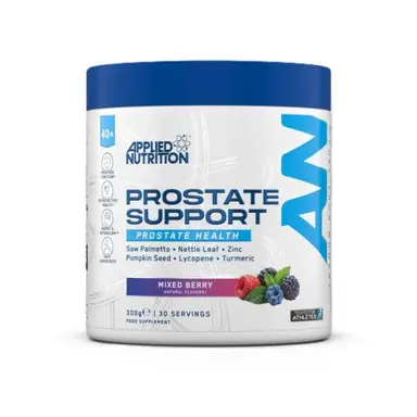 Applied Nutrition Prostate Support Powder with Saw Palmetto, Pumpkin Seed & Lycopene, Mixed Berry Flavour, 300g