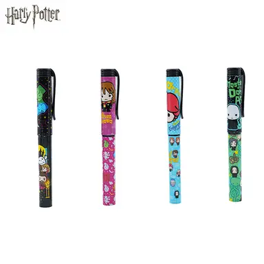 4pcs Harry Potter Pen Set Officially Licensed Cute Chibi Character Pen Wizarding World Collectible Stationery Gift