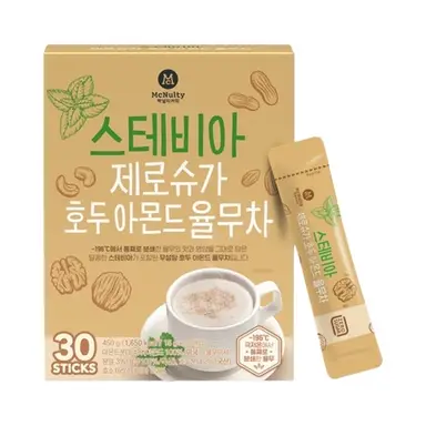 Mcnulty Stevia Walnuss-Mandel-Yulmu-Tee 30 Stück 450g