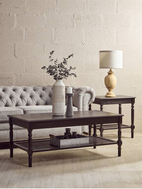 Interiors by Premier Coffee Table Heritage Rectangle Black