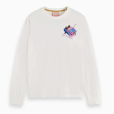 SCOTCH & SODA Heren T-Shirts S&S Regular fit artwork lang XL