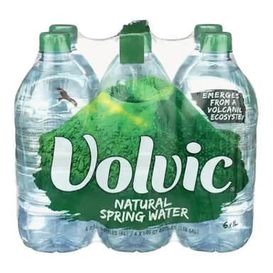 Volvic Natürliches Mineralwasser 6 X 1L