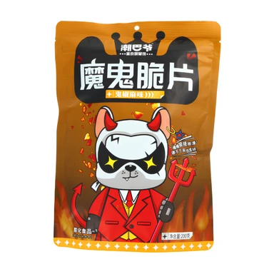 Chaobaye Snacks croustillants du diablotin saveur épicée au Ghost Pepper - 200 g