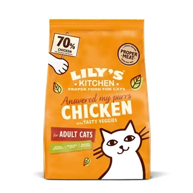 Lily's Kitchen Croquettes au poulet pour chat adulte - 2 kg