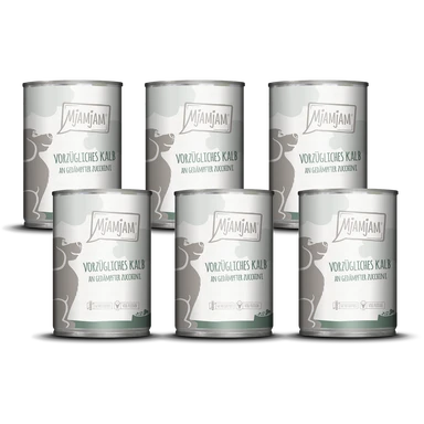 MjAMjAM Vorzügliches Kalb an gedämpfter Zucchini 6 x 400 g