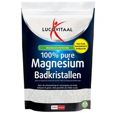 Lucovitaal Magnesium Badkristallen 1000 gram